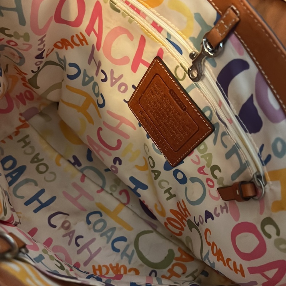 Retro spring coach small tote - Picture 4 of 6